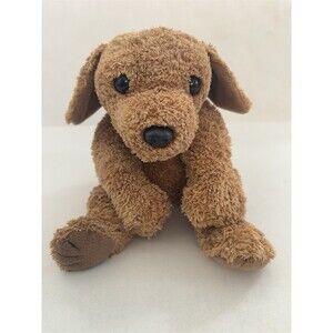 Vintage 1999 Ty Classic Scooter Puppy Dog Floppy Plush 16" Brown Stuffed Animal